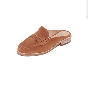 Madewell Elinor Suede Loafer Mules